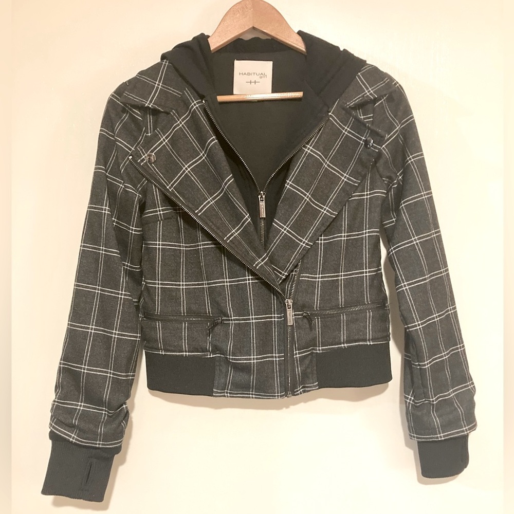 Habitual Girl Lyla Plaid Jacket